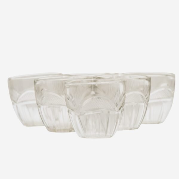 Garland Cut Thick Votive Set of 4, Glass